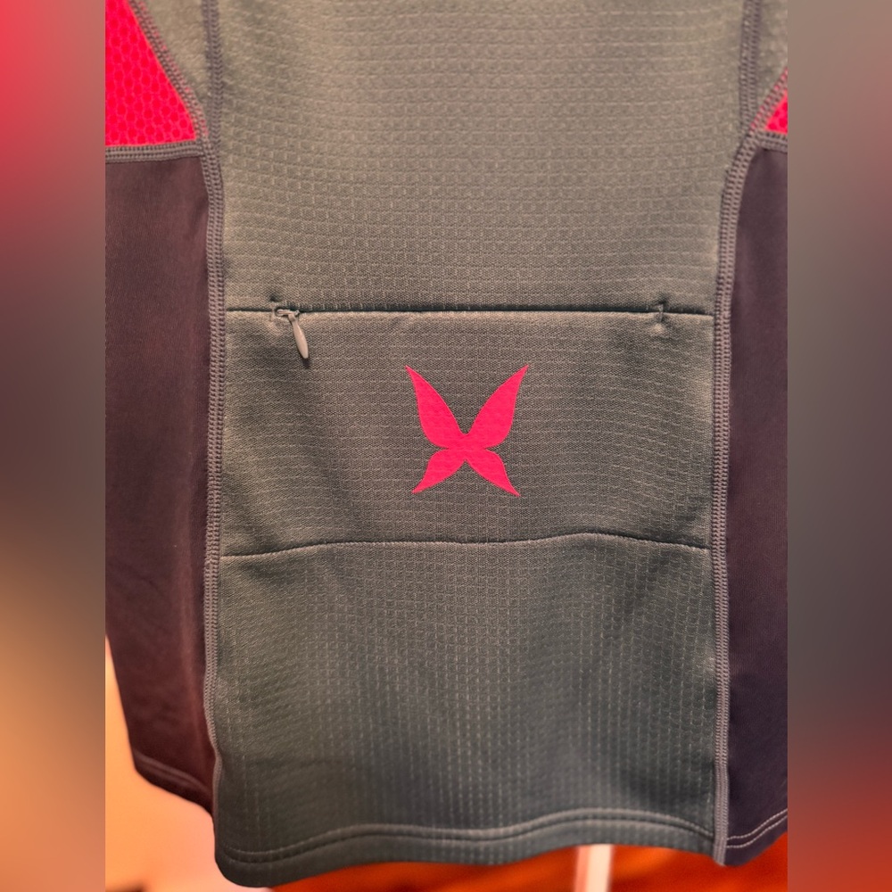 Kari Traa Women's Top in Dark Green and Pink - Picture 3 of 8